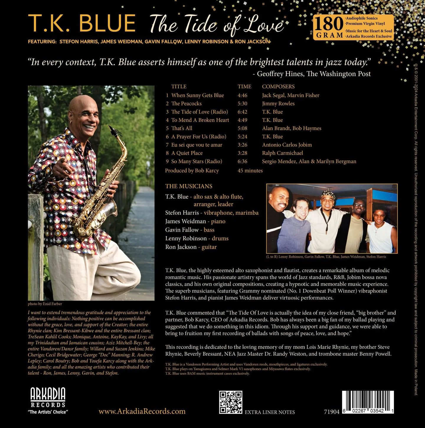 T.K. BLUE - The Tide of Love (Free U.S. Shipping)