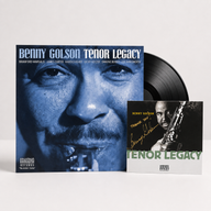Benny Golson Bundle - Tenor Legacy LP + CD cover signed by Benny Golson