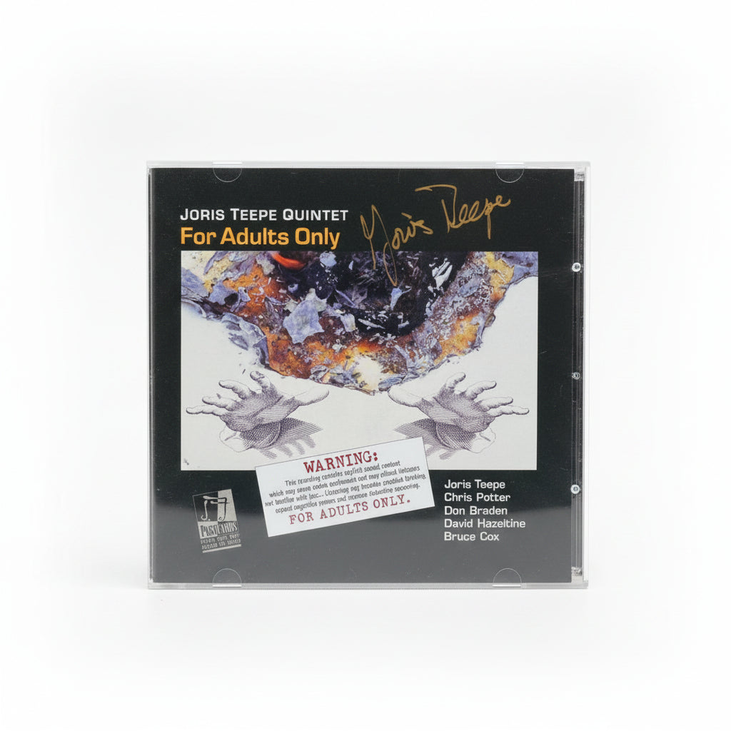 Joris Teepe Quintet - For Adults Only (CD) Signed by Joris Teepe